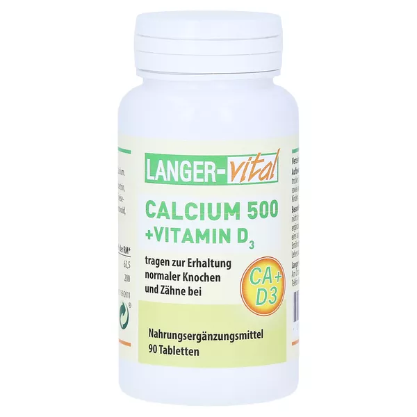 Calcium 500 Mg+d3 10 µg Tabletten 90 St