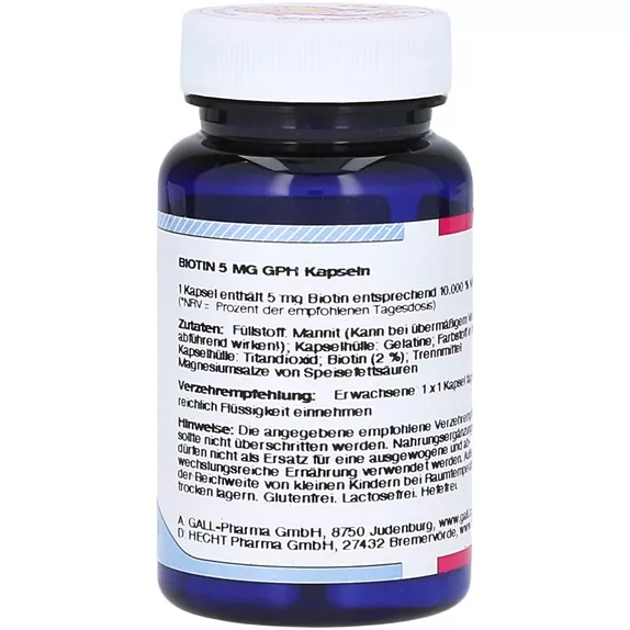 Biotin 5 mg GPH Kapseln 60 St