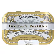 Grethers Elderflower Zuckerfrei Pastille 110 g