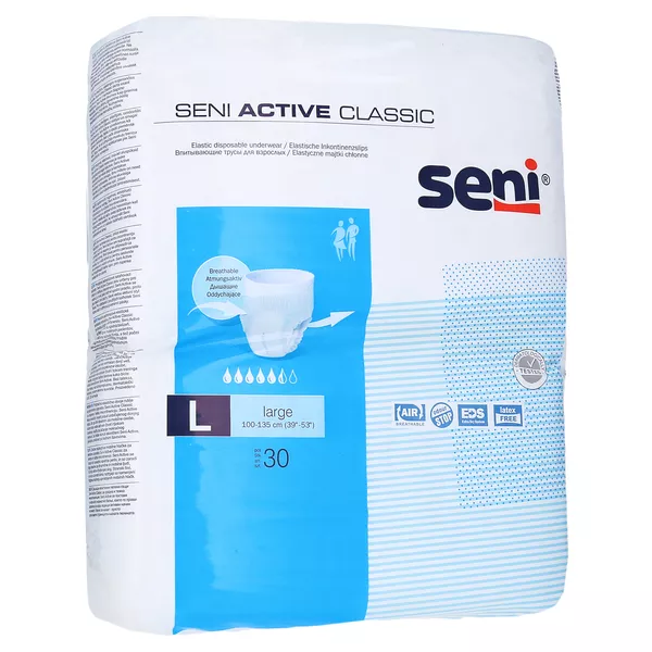 SENI Active Classic Inkontinenzpants L 30 St