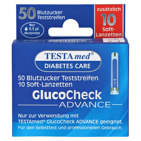 Testamed Glucocheck Advance 50 Teststr.m 1 P