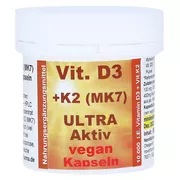 Vit.d3+k2 Ultra Aktiv 10.000 I.E. Kapsel 90 St