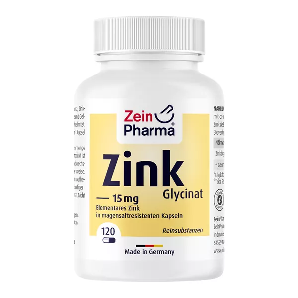 Zink Kapseln Chelat 15 mg 120 St