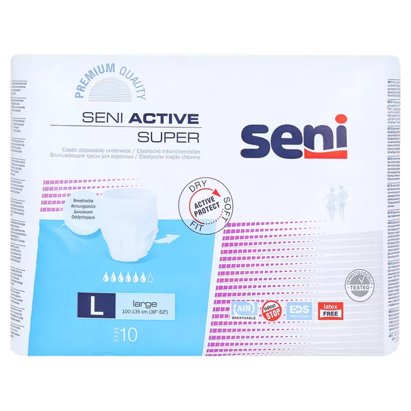 SENI Active Inkontinenzpants super L 10 St