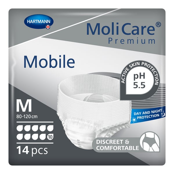 MoliCare Premium Mobile 10 Tropfen Gr. M Einweghose 14 St