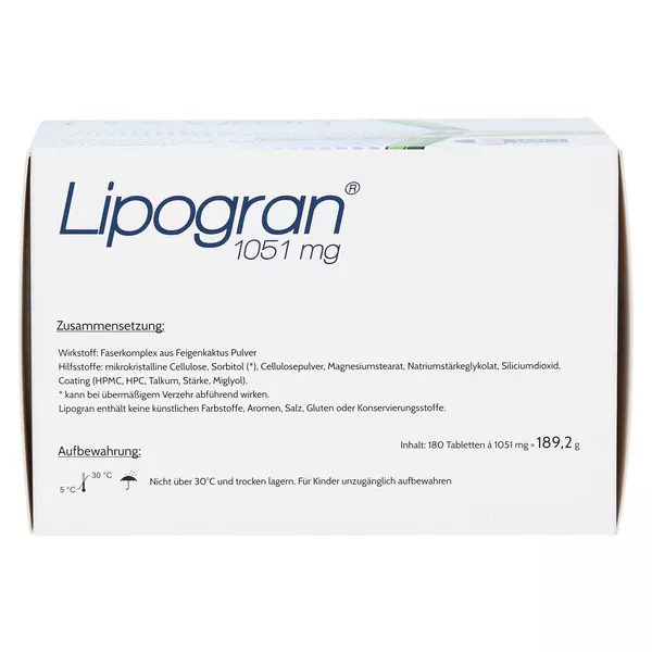 Lipogran 1051 mg 180 St