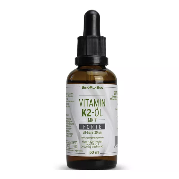 Vitamin K2-öl MK7 FORTE all-trans 20 µg 50 ml