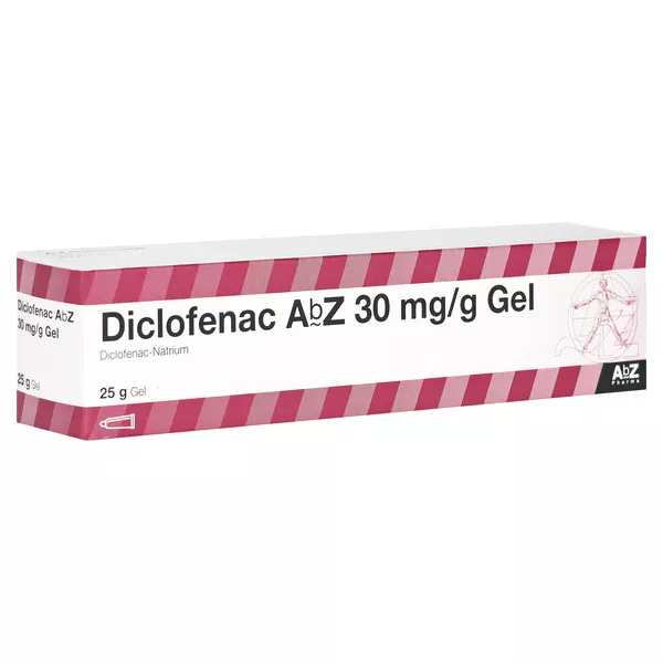 Diclofenac AbZ 30 mg/g Gel 25 g