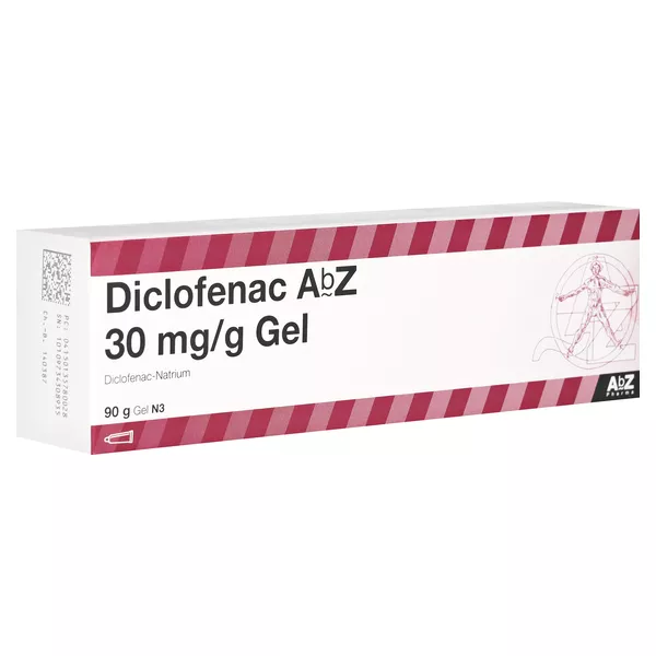 Diclofenac AbZ 30 mg/g Gel 90 g