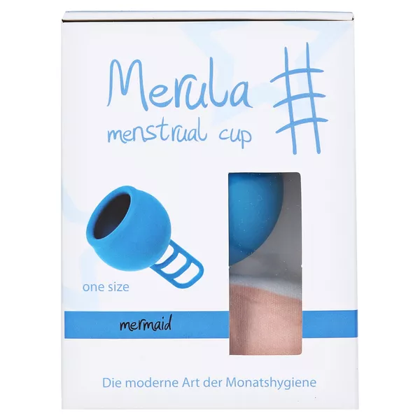 Merula Menstrual Cup mermaid blau 1 St