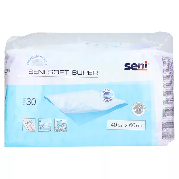 SENI Soft Super Bettschutzunterlage 40x6 30 St