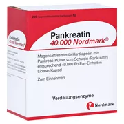 Produktabbildung: Pankreatin 40.000 Nordmark magensaftres.