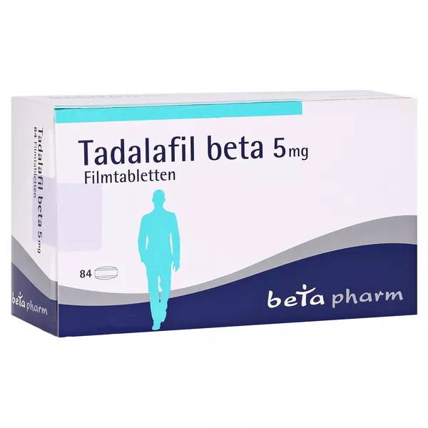 Tadalafil beta 5 mg Filmtabletten 84 St