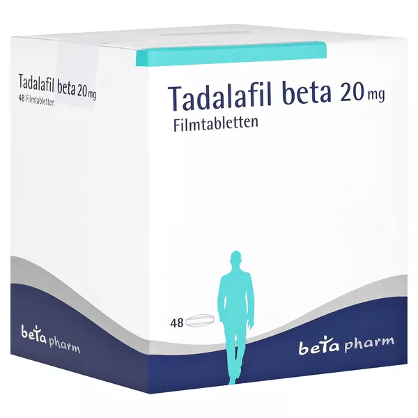Tadalafil beta 20 mg Filmtabletten 48 St