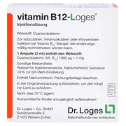 vitamin B12-Loges 10X2 ml