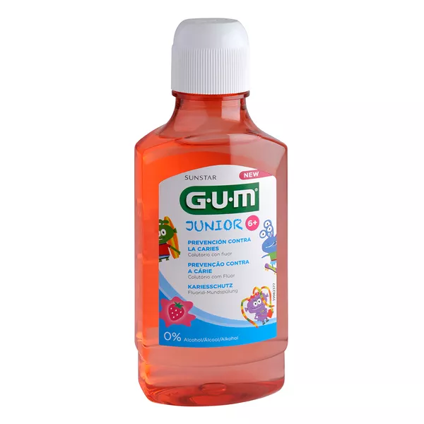 GUM Junior Mundspülung Erdbeere ab 6 Jah 300 ml
