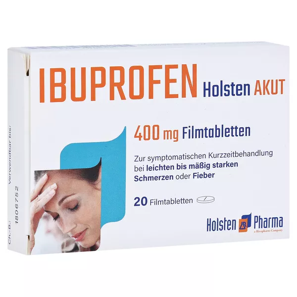 Ibuprofen Holsten akut 400mg Filmtabletten