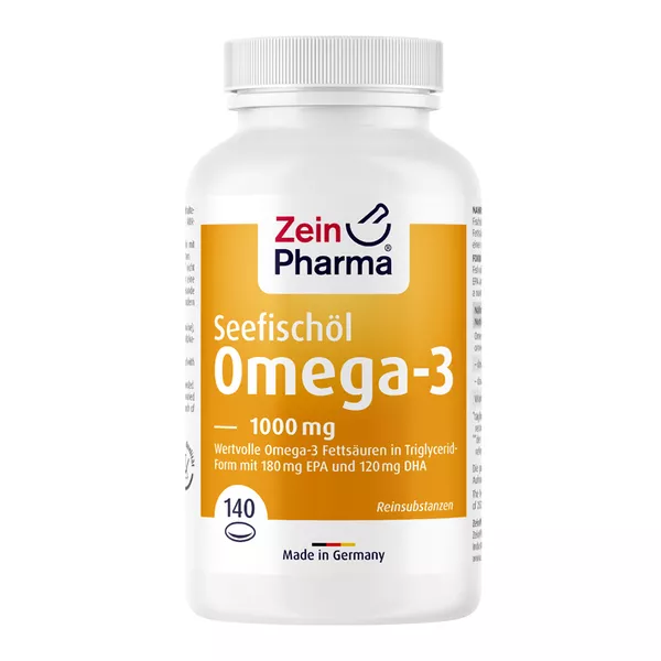 Omega 3 Kapseln (Softgel) Seefischöl 1000 mg