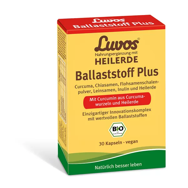 Luvos Heilerde Bio Ballaststoff Plus Kapseln 30 St