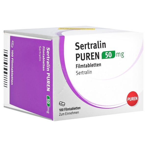 Sertralin Puren 50 mg Filmtabletten 100 St