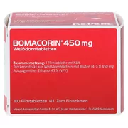 Bomacorin 450 mg Weißdorntabletten, 100 St.