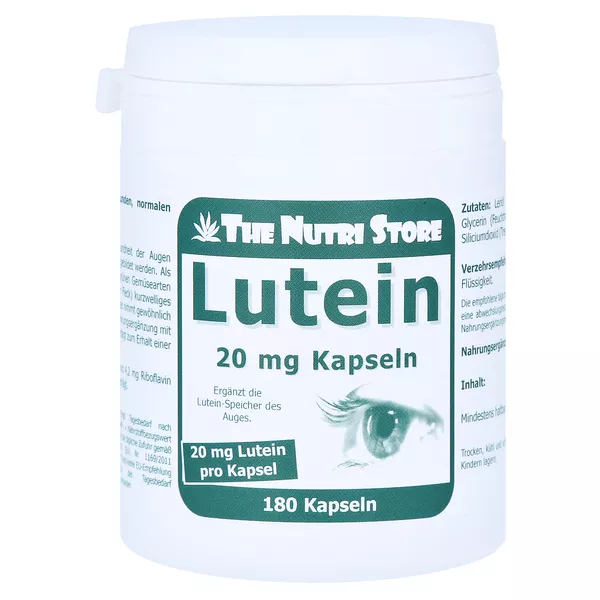 Lutein 20 mg Kapseln 180 St
