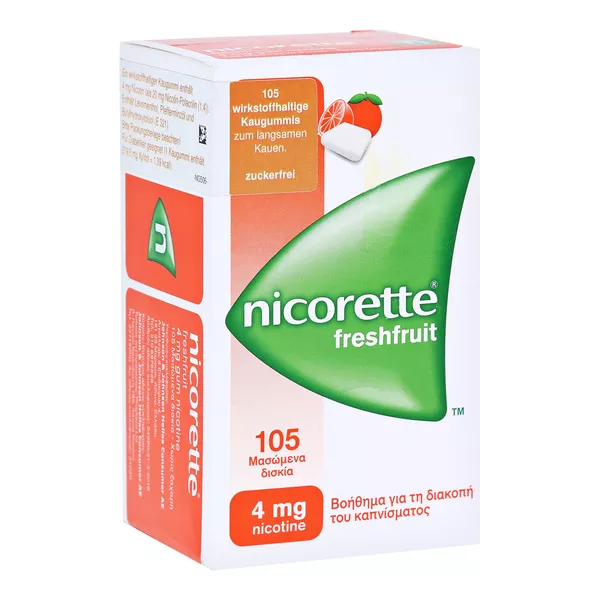 Nicorette 4 mg freshfruit Kaugummi (Reimport)