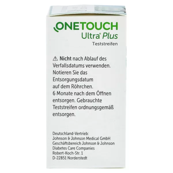 OneTouch Ultra Plus Blutzuckerteststreifen, 1 x 50 St.