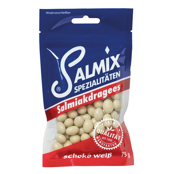 Salmix Salmiakdragees Schoko weiß 75 g