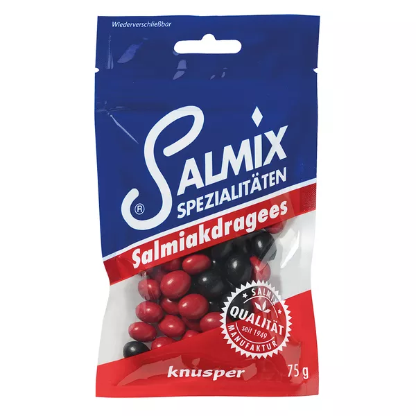 Salmix Salmiakdragees Knusper 75 g