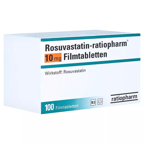 ROSUVASTATIN-ratiopharm 10 mg Filmtabletten 100 St
