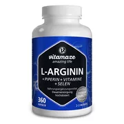 Vitamaze L-arginin 750 mg + Piperin + Vitamine 360 St