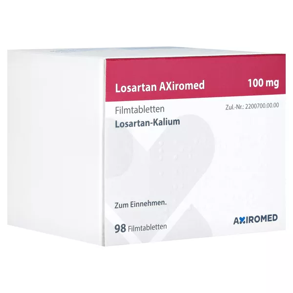 Losartan Axiromed 100 mg Filmtabletten 98 St