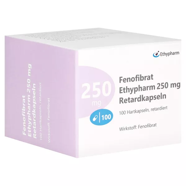 FENOFIBRAT Ethypharm 250 mg Retardkapseln 100 St