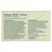 Ginkgo ADGC 120 mg Filmtabletten 60 St