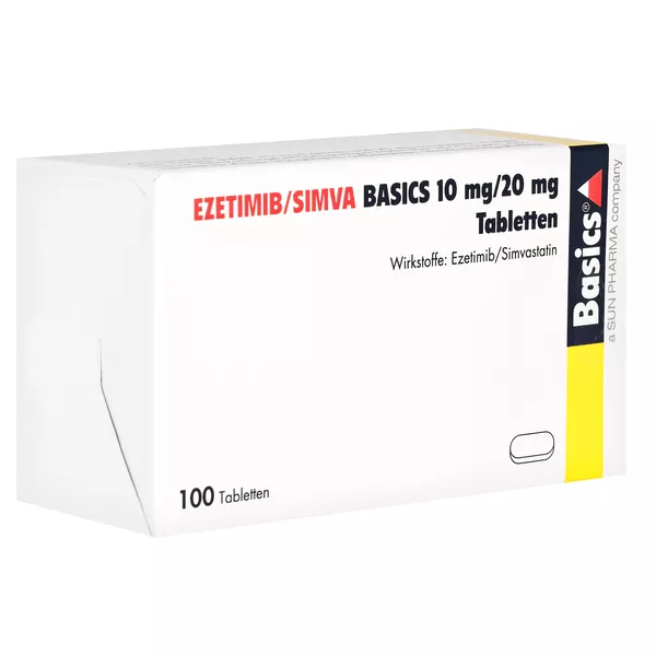 EZETIMIB/SIMVA BASICS 10 mg/20 mg Tabletten 100 St