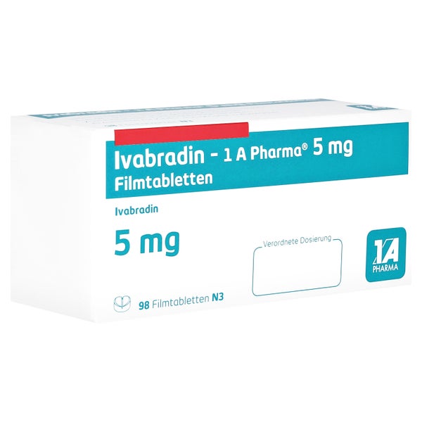 Ivabradin-1a Pharma 5 mg Filmtabletten 98 St