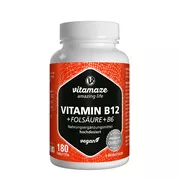 Vitamin B12 1000 µg +B9+B6 vegan 180 St