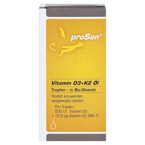 proSan Vitamin D3+K2 Öl, 20 ml