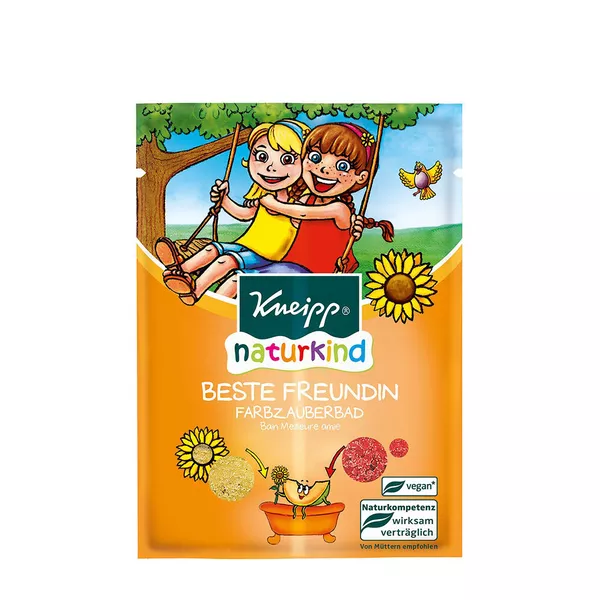 Kneipp Naturkind Beste Freundin Farbzauberbad - Honigmelone & Sonnenblumenöl 40 g