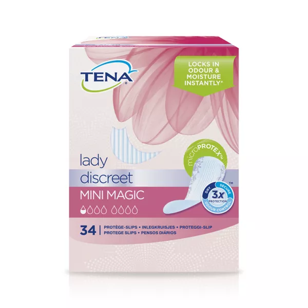 TENA Discreet Mini Magic Inkontinenz Slipeinlagen, 34 St.