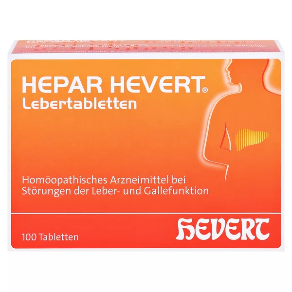 Hepar Hevert Lebertabletten, 100 St.