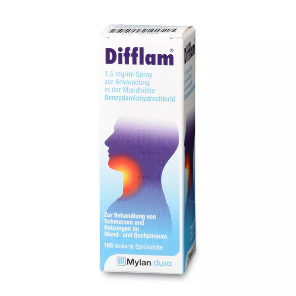 Difflam 1,5 mg/ml Spray zur Anwendung in der Mundhöhle 30 ml