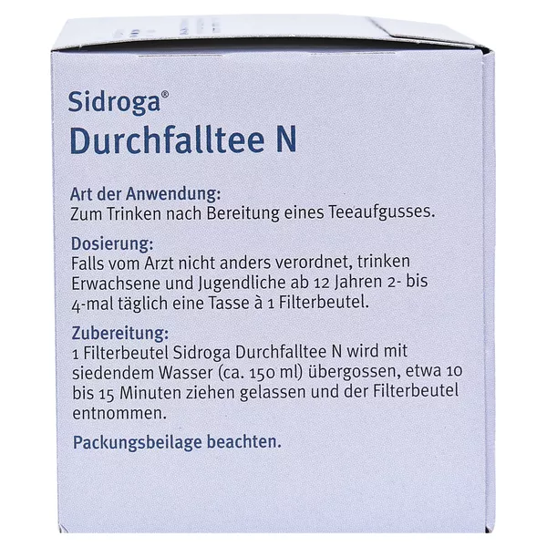 Sidroga Durchfalltee N Filterbeutel 20X1,5 g