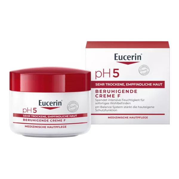 Eucerin pH5 Reichhaltige Creme F – Beruhigt die Haut 75 ml