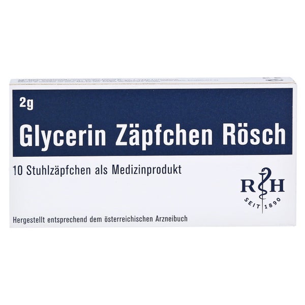Glycerin Zäpfchen Rösch 2g 10 St