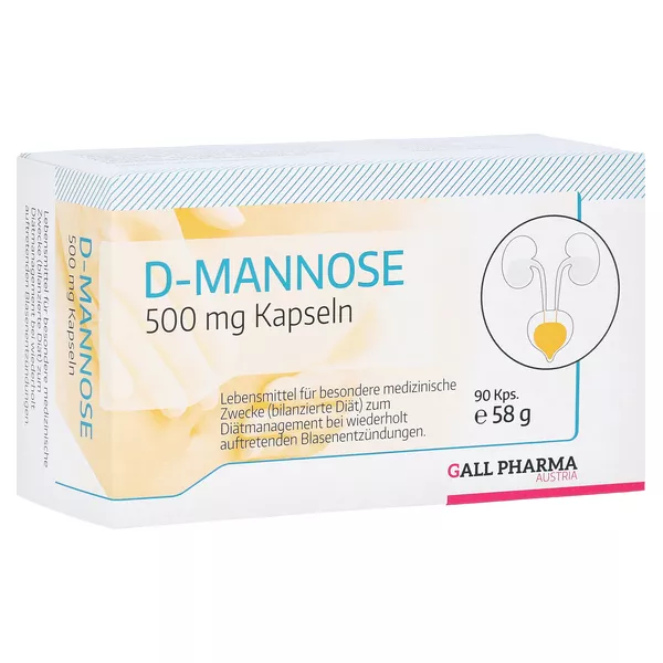 D-mannose 500 mg GPH Kapseln 90 St