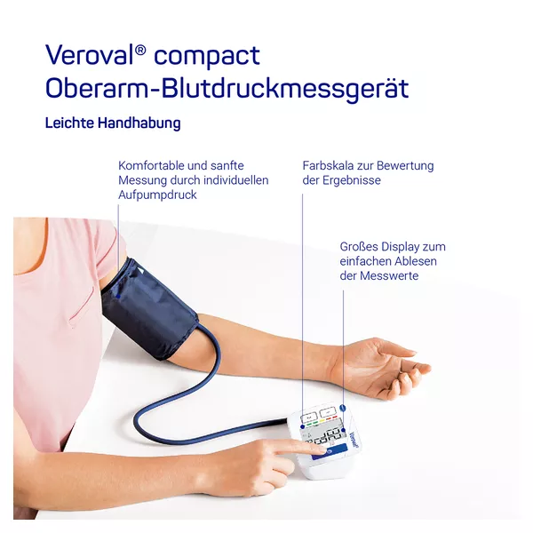 Veroval Compact Oberarm-Blutdruckmessgerät, 1 St.