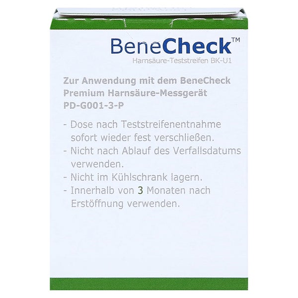Benecheck Harnsäure-teststreifen Bk-u1 1X25 St