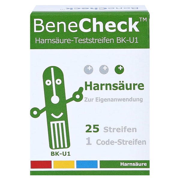 Benecheck Harnsäure-teststreifen Bk-u1 1X25 St